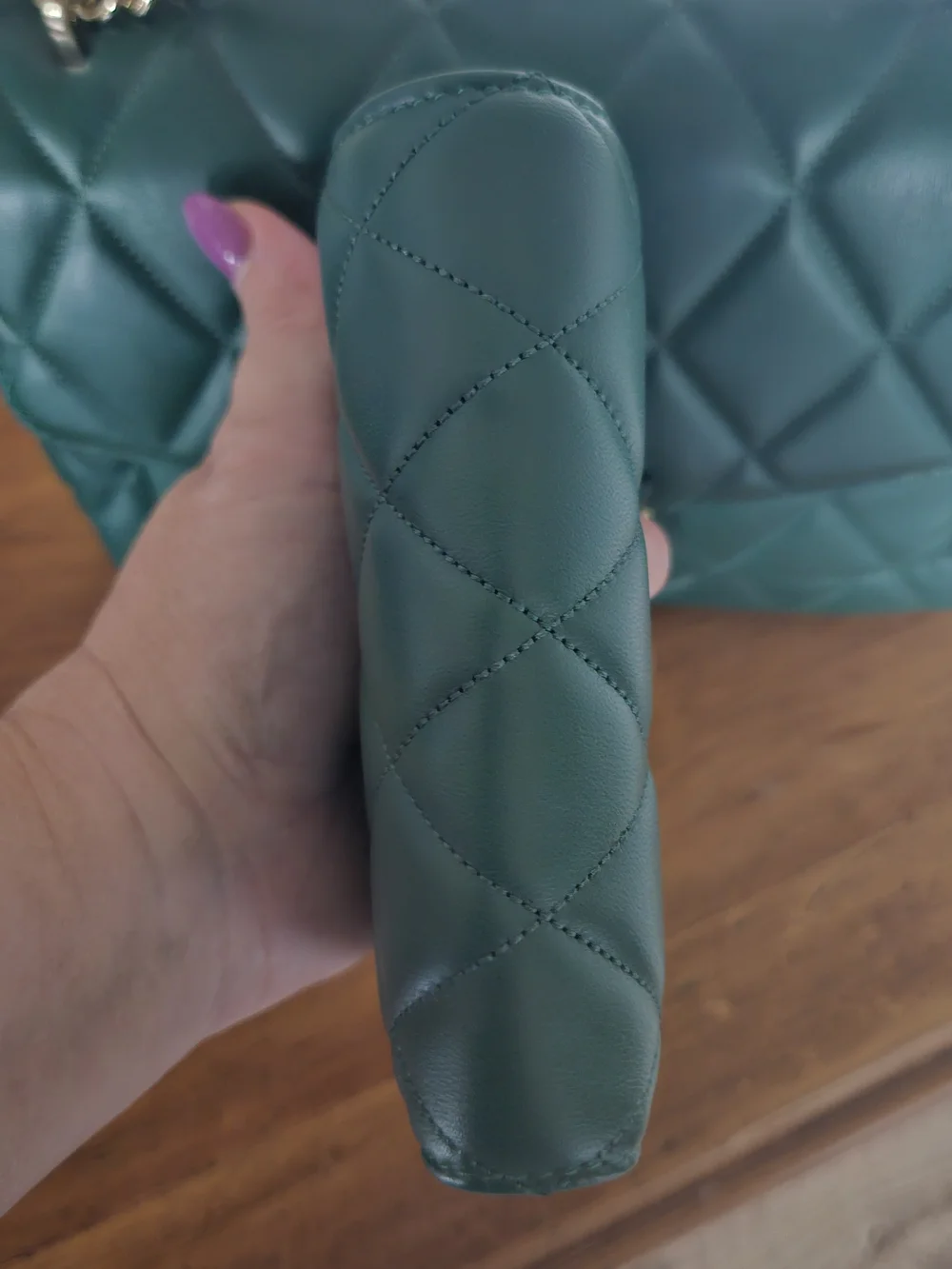 Kate Spade Emerald Quilted Leather Chain Shoulder Bag